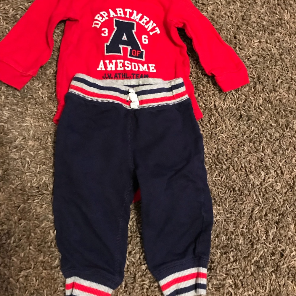 Carters 2 piece set- 6 months